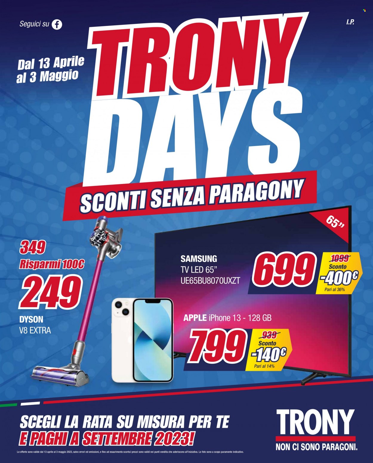 Volantino Trony - 13/4/2023 - 3/5/2023. Pagina 1