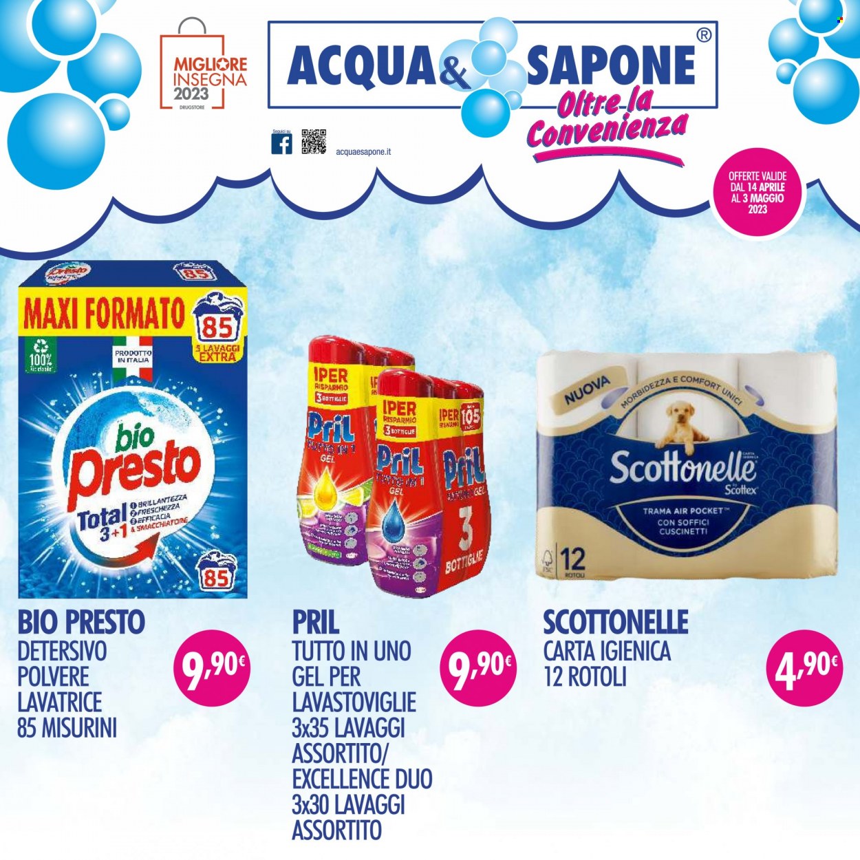Volantino Acqua & Sapone - 14/3/2023 - 3/5/2023. Pagina 1