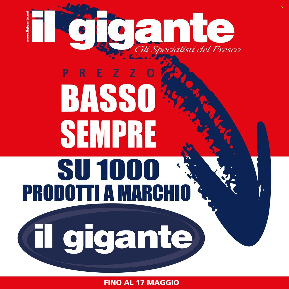 Volantino Il Gigante - 14/4/2023 - 17/5/2023. Pagina 1