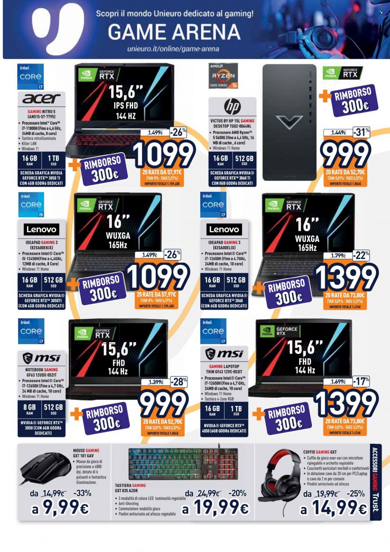 Volantino Unieuro - 14/4/2023 - 27/4/2023. Pagina 7