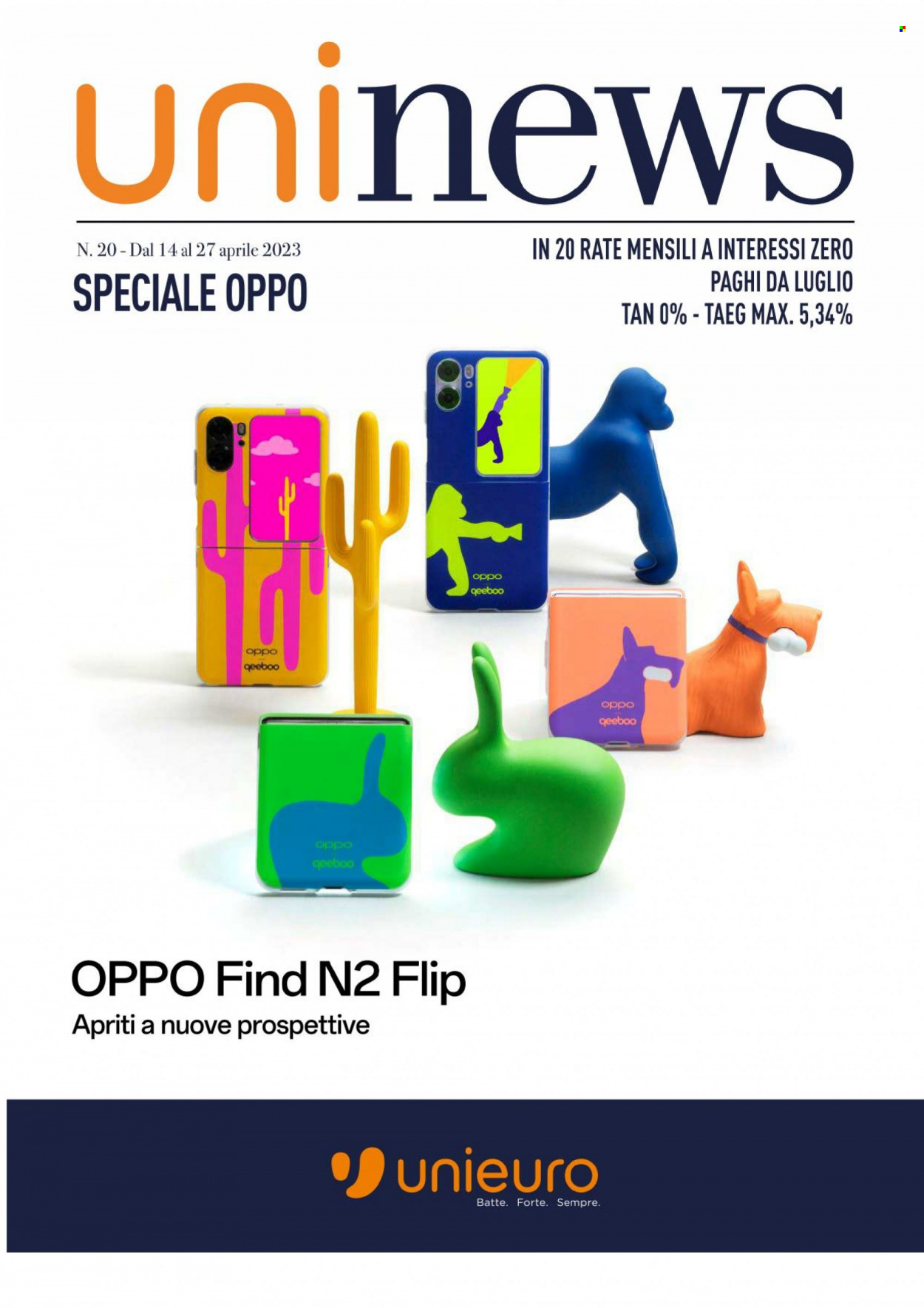 Volantino Unieuro - 14/4/2023 - 27/4/2023. Pagina 1