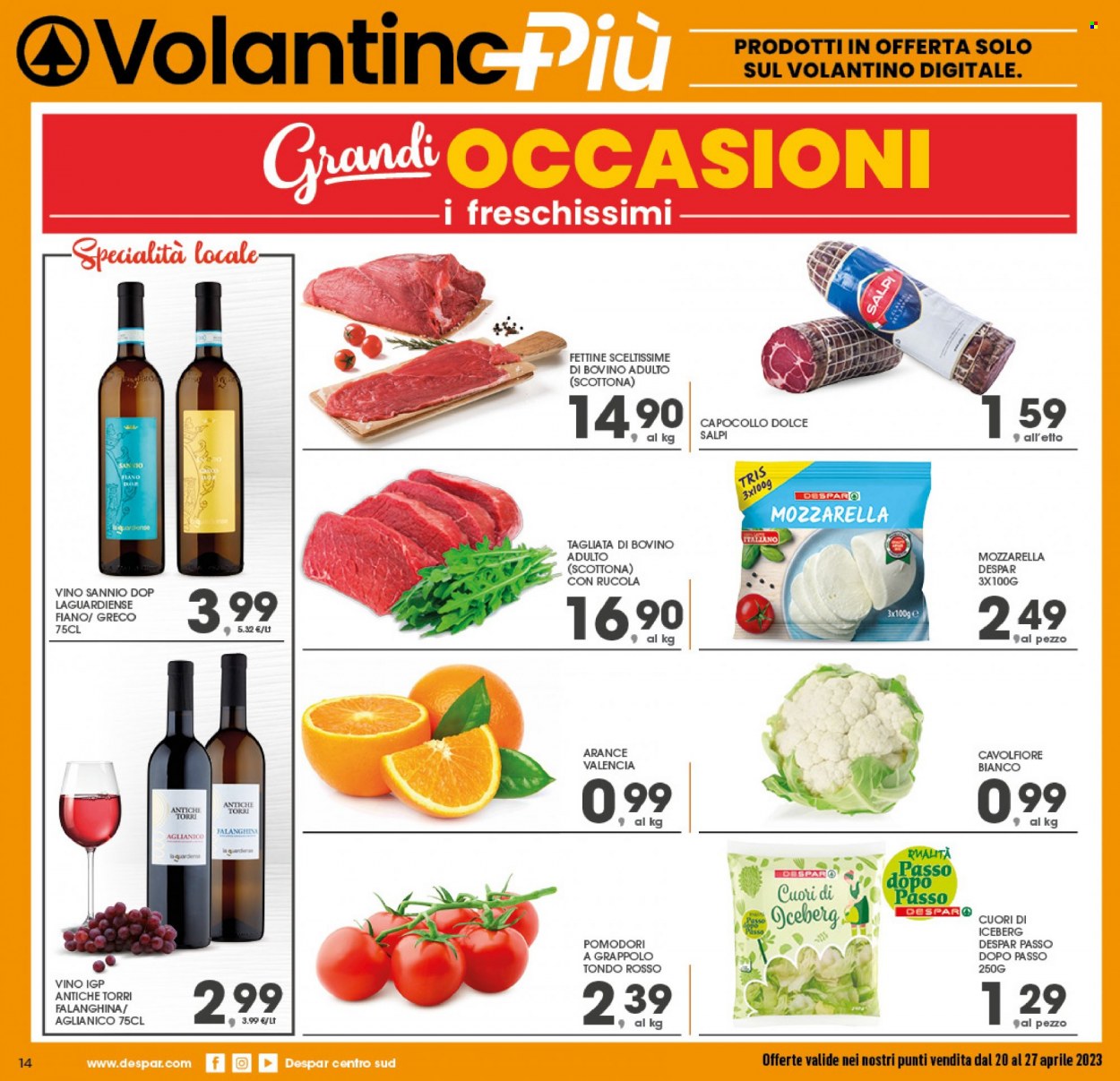 Volantino Eurospar - 20/4/2023 - 27/4/2023. Pagina 14