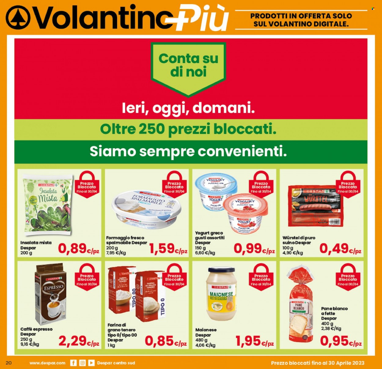 Volantino Eurospar - 20/4/2023 - 27/4/2023. Pagina 20