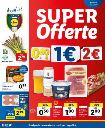 Volantino Lidl - 24/4/2023 - 30/4/2023.