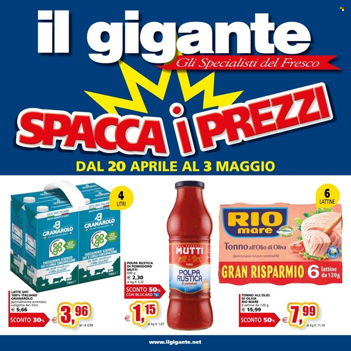 Volantino Il Gigante - 20/4/2023 - 3/5/2023. Pagina 1