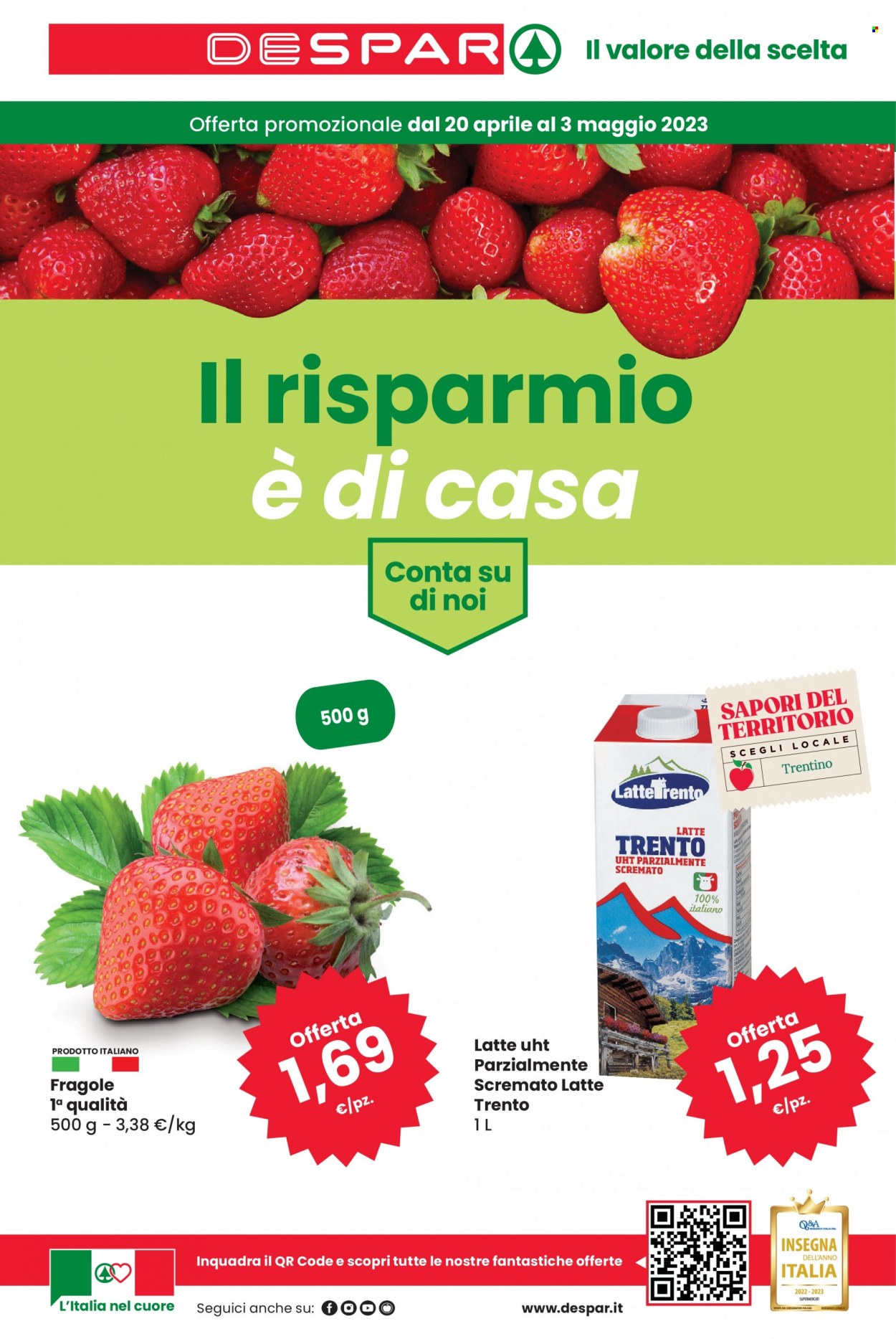 Volantino Despar - 20/4/2023 - 3/5/2023. Pagina 1