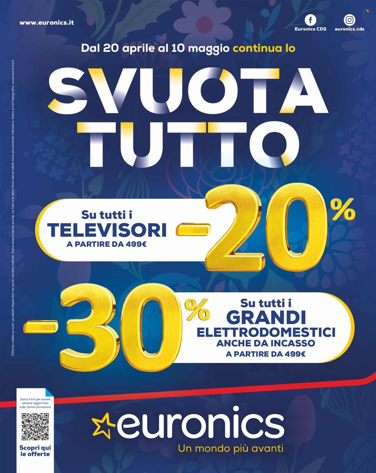Volantino Euronics - 20/4/2023 - 10/5/2023. Pagina 1