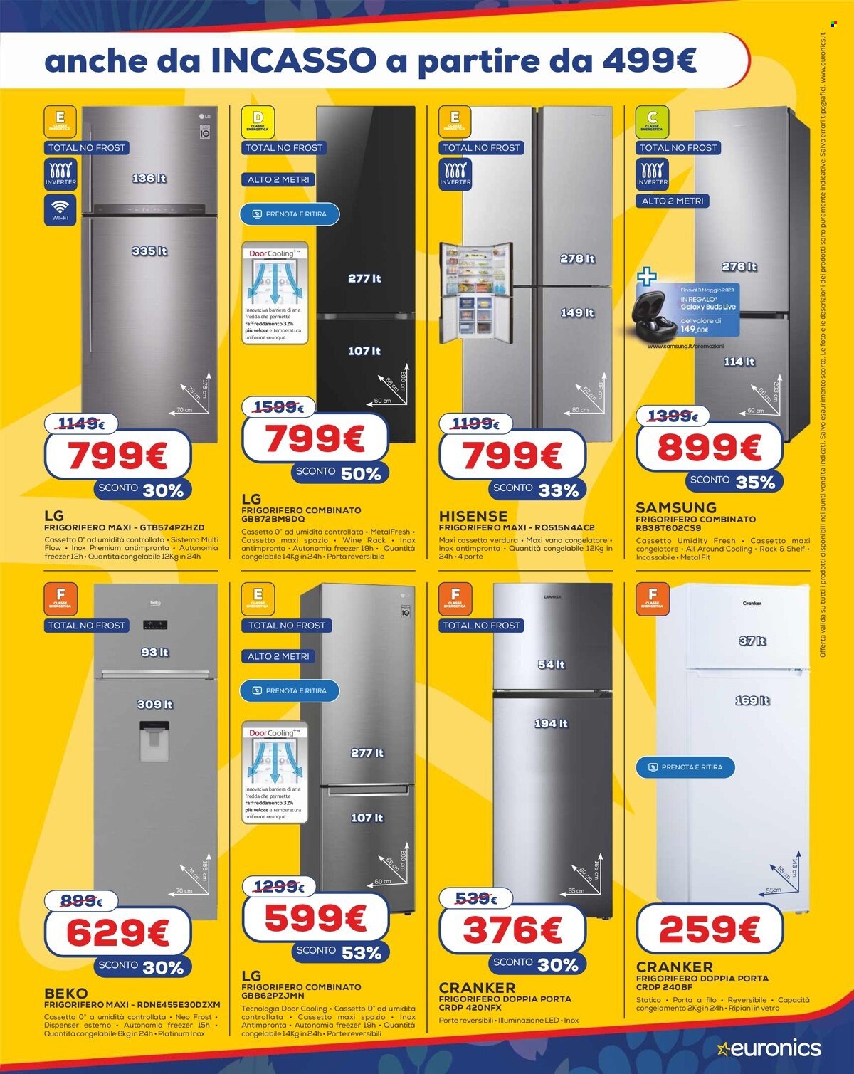 Volantino Euronics - 20/4/2023 - 10/5/2023. Pagina 3