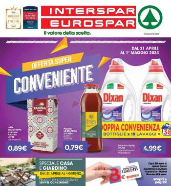 Volantino Eurospar - 21/4/2023 - 1/5/2023.