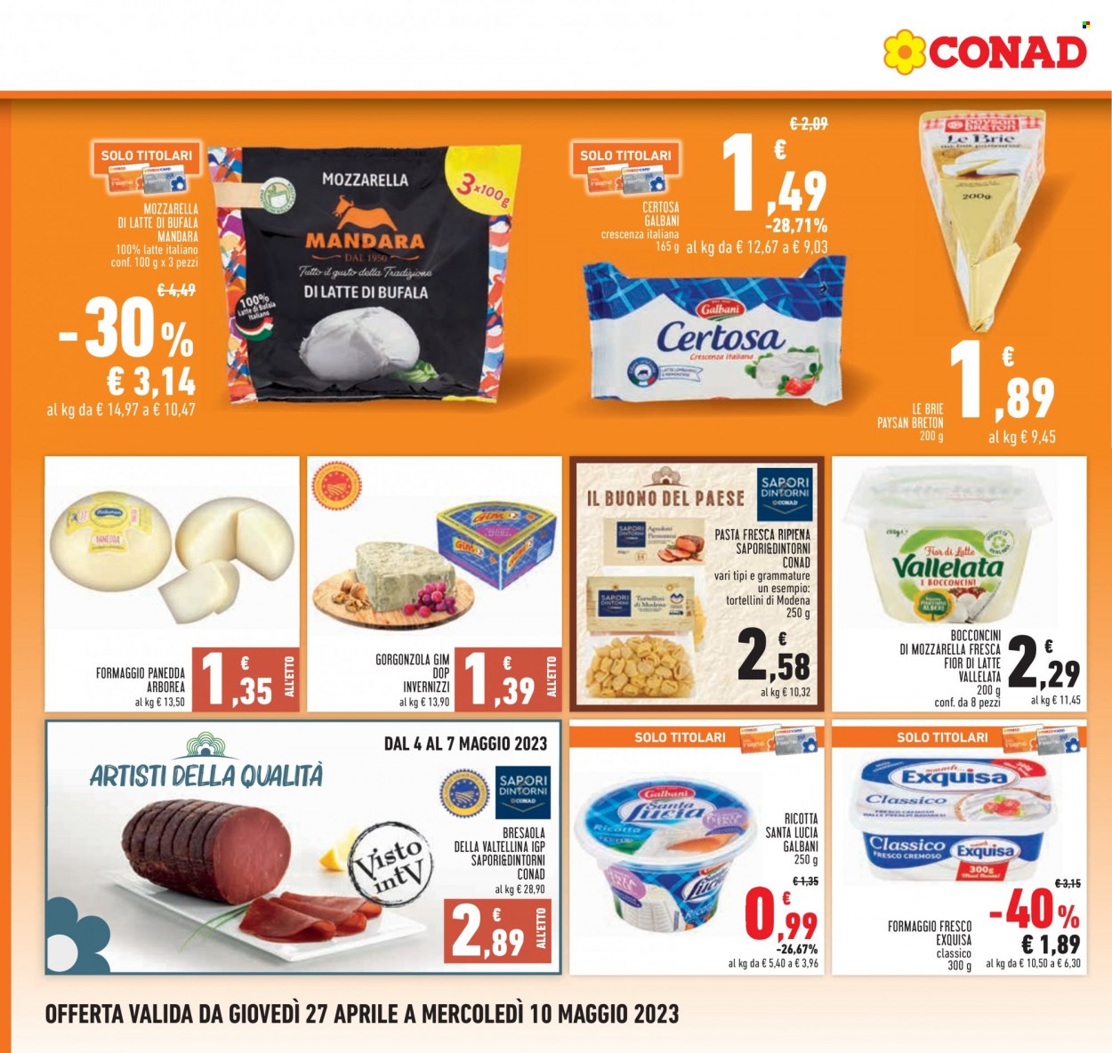 Volantino Conad - 27/4/2023 - 10/5/2023. Pagina 10