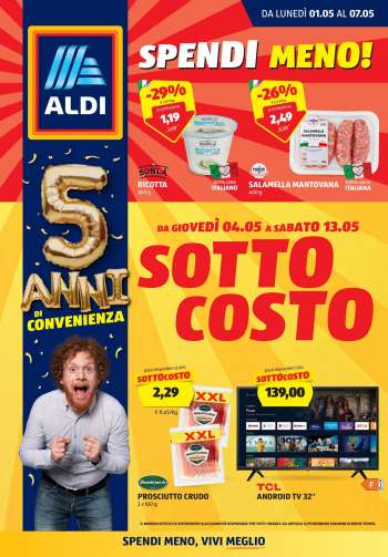 Volantino Aldi - 1/5/2023 - 7/5/2023.
