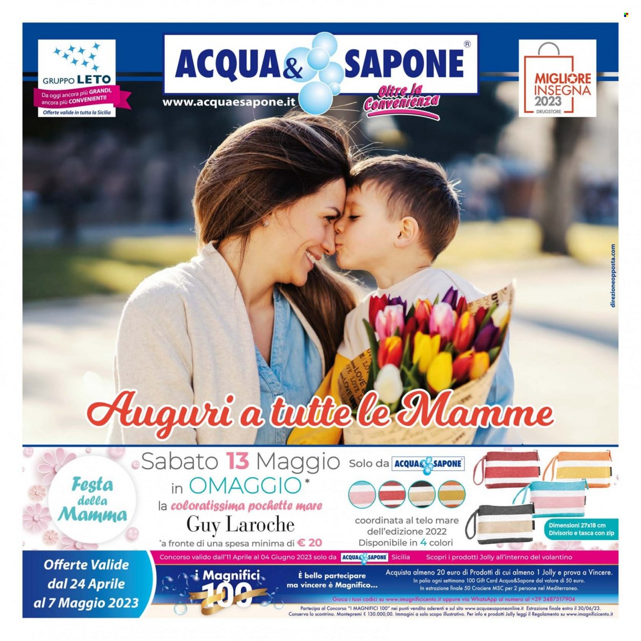 Volantino Acqua & Sapone - 24/4/2023 - 7/5/2023. Pagina 1