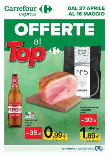 Volantino Carrefour - 27/4/2023 - 16/5/2023.