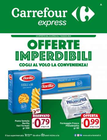 Volantino Carrefour - 24/4/2023 - 7/5/2023.