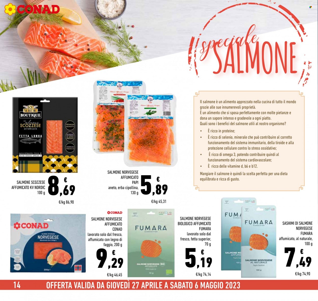 Volantino Conad - 27/4/2023 - 6/5/2023. Pagina 14
