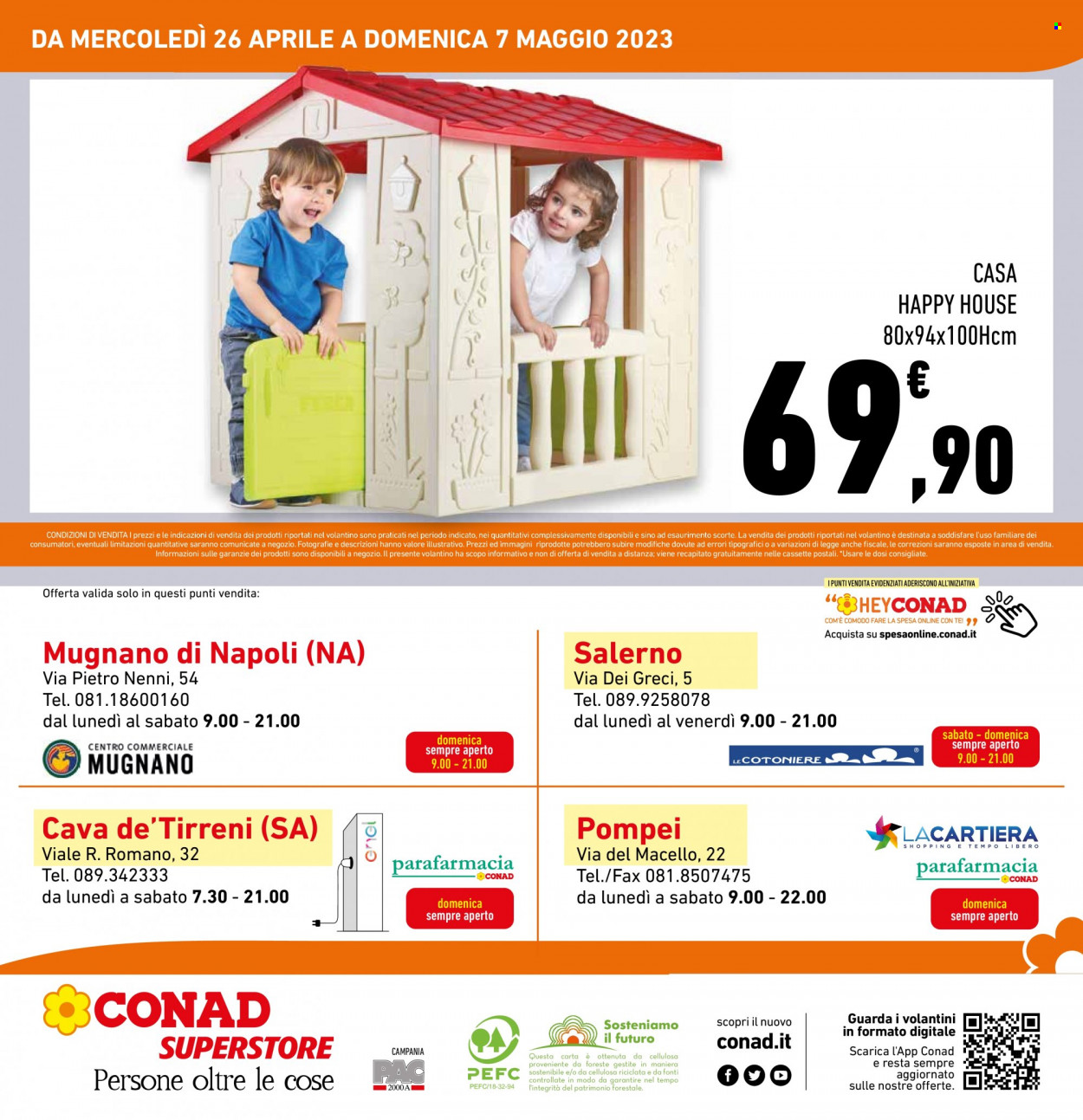 Volantino Conad - 26/4/2023 - 7/5/2023. Pagina 4