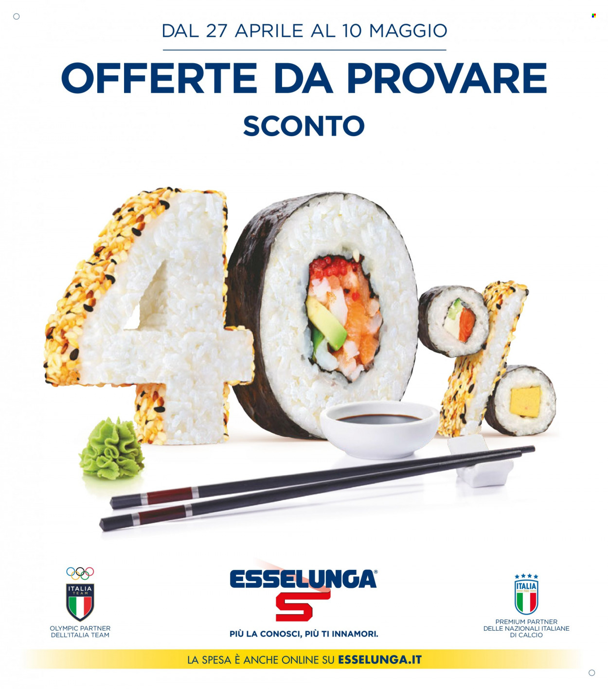 Volantino Esselunga - 27/4/2023 - 10/5/2023. Pagina 1