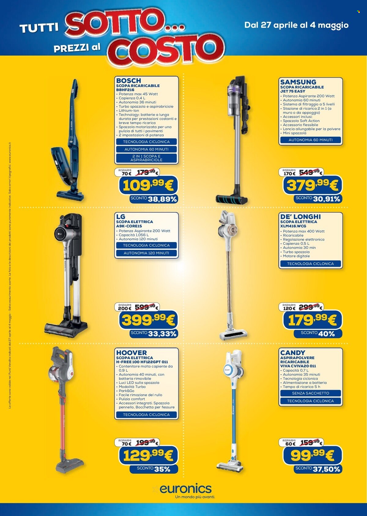 Volantino Euronics - 27/4/2023 - 4/5/2023. Pagina 20