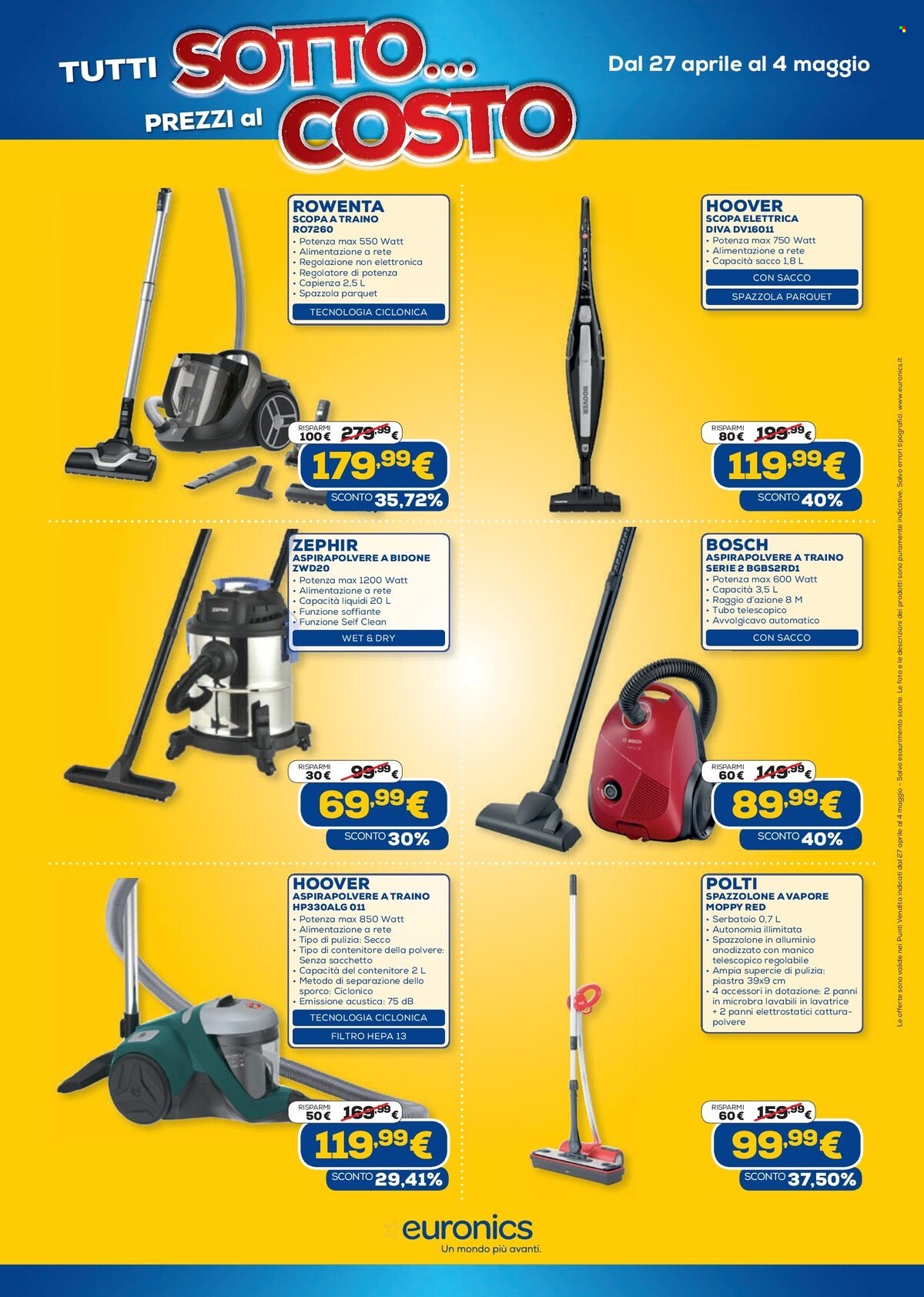 Volantino Euronics - 27/4/2023 - 4/5/2023. Pagina 21