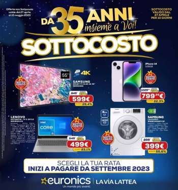 Volantino Euronics - 27/4/2023 - 10/5/2023.