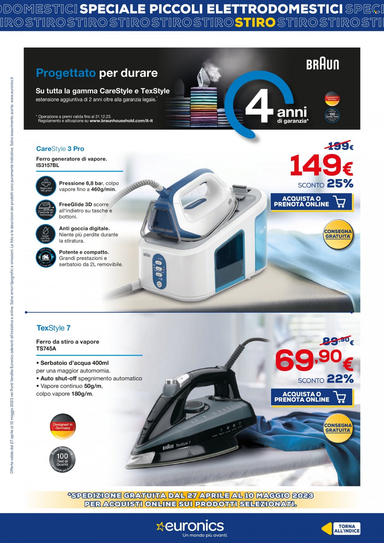 Volantino Euronics - 27/4/2023 - 10/5/2023. Pagina 8