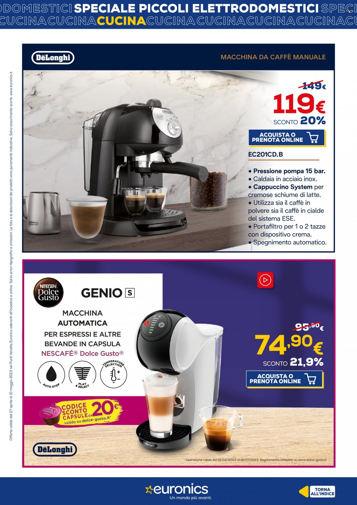 Volantino Euronics - 27/4/2023 - 10/5/2023. Pagina 12