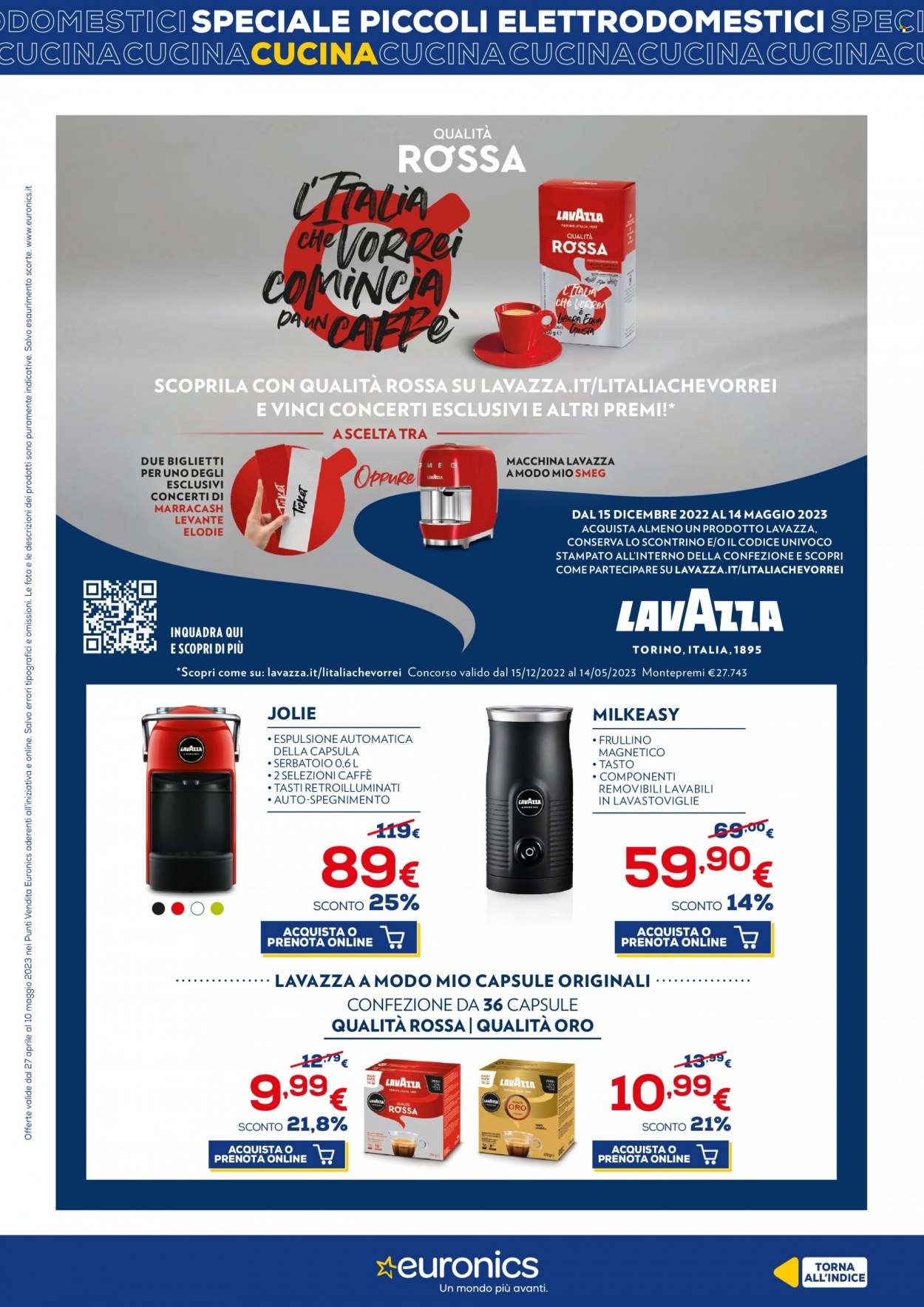 Volantino Euronics - 27/4/2023 - 10/5/2023. Pagina 18