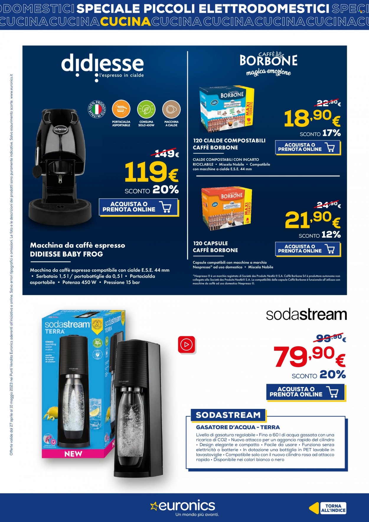 Volantino Euronics - 27/4/2023 - 10/5/2023. Pagina 19