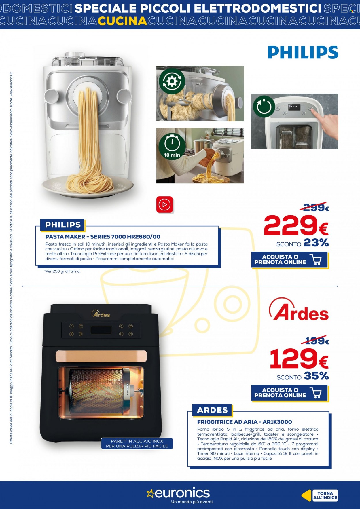 Volantino Euronics - 27/4/2023 - 10/5/2023. Pagina 21