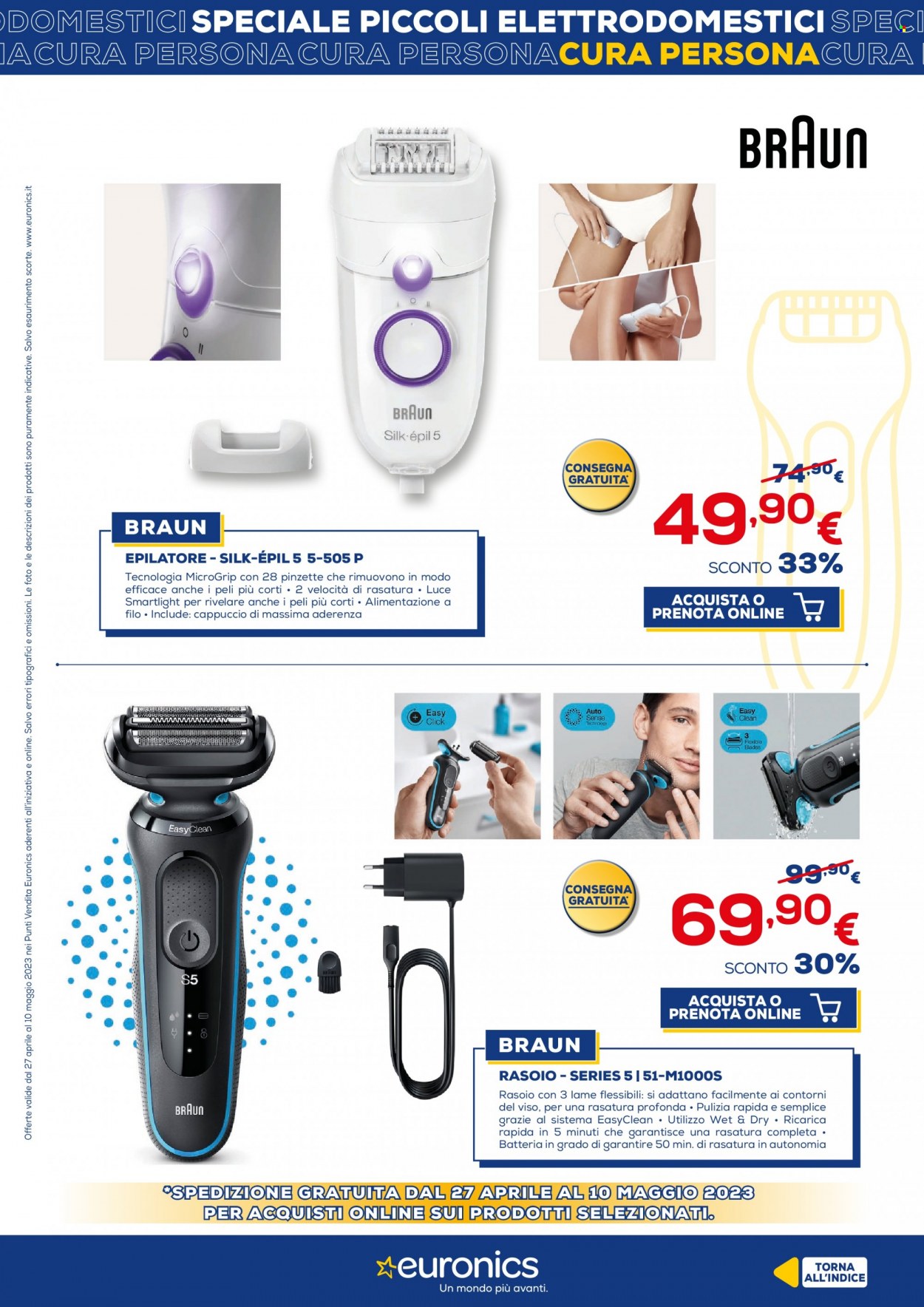 Volantino Euronics - 27/4/2023 - 10/5/2023. Pagina 28