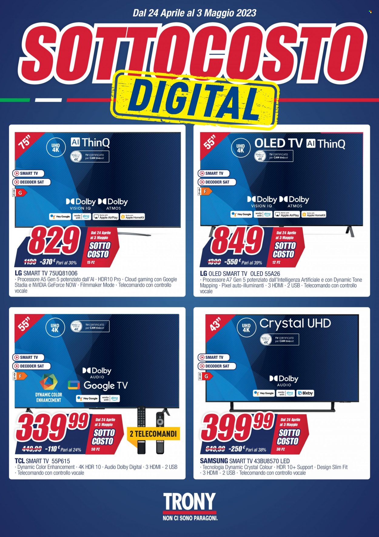 Volantino Trony - 24/4/2023 - 3/5/2023. Pagina 2