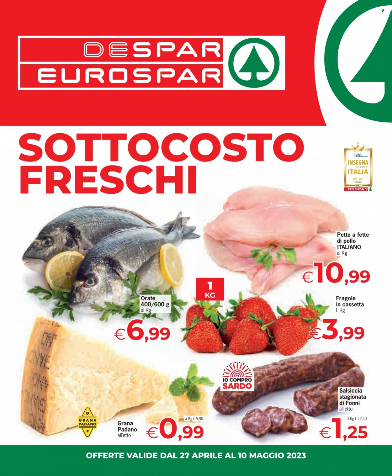 Volantino Eurospar - 27/4/2023 - 10/5/2023. Pagina 1