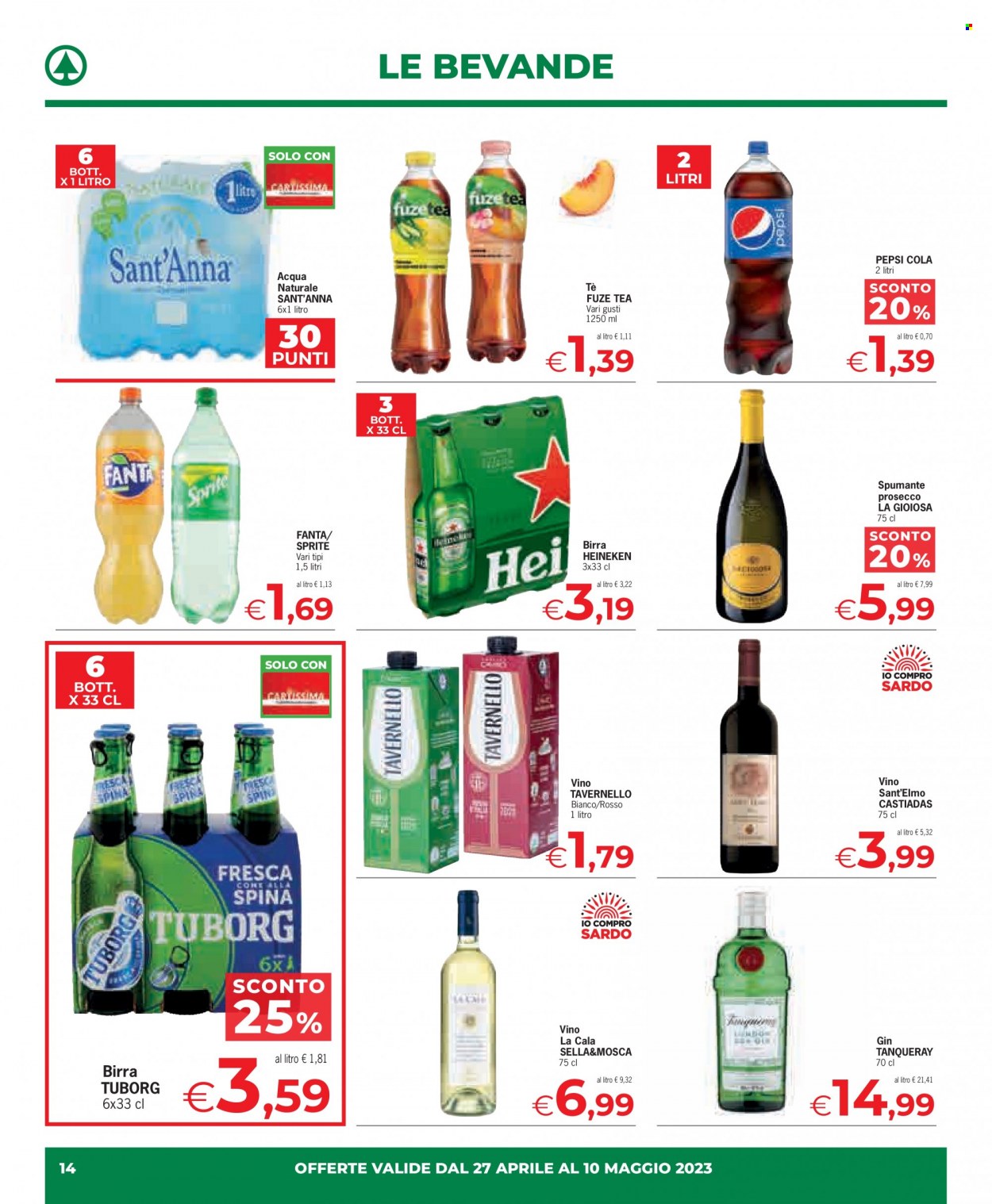 Volantino Eurospar - 27/4/2023 - 10/5/2023. Pagina 14