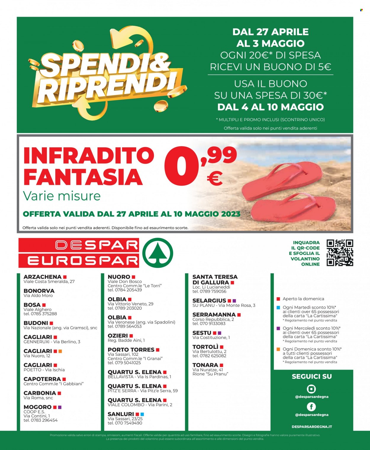 Volantino Eurospar - 27/4/2023 - 10/5/2023. Pagina 20