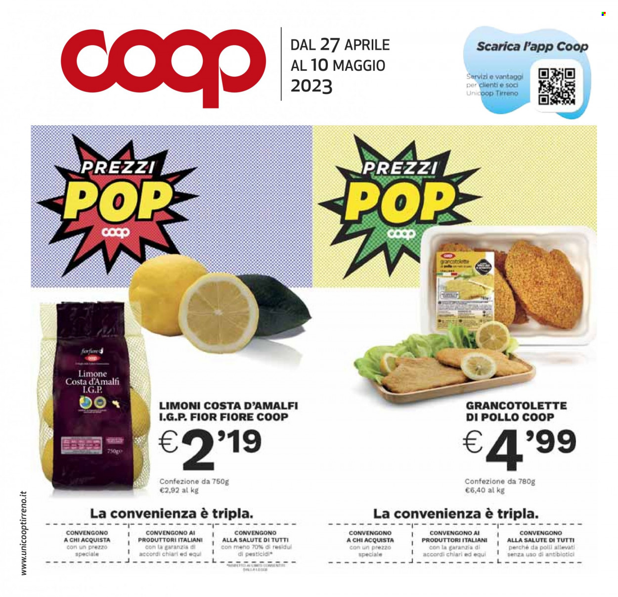 Leták Coop - 27.4.2023 - 10.5.2023. Strana 1