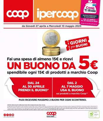 Volantino Coop - 27/4/2023 - 10/5/2023.