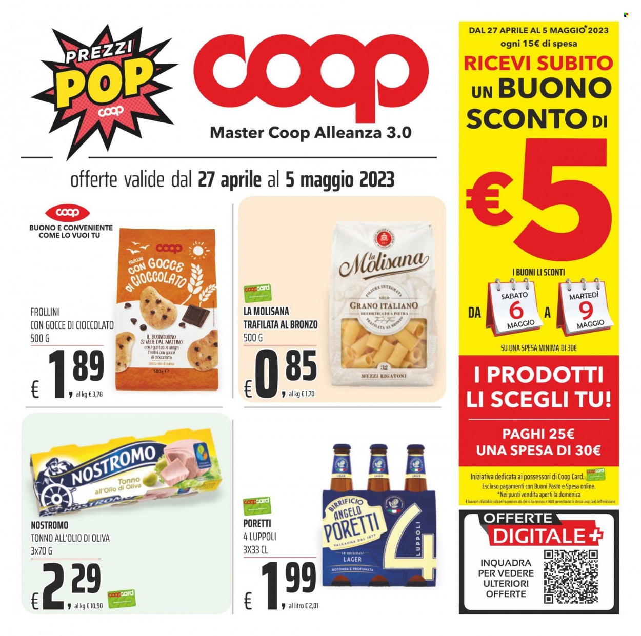 Leták Coop - 27.4.2023 - 5.5.2023. Strana 1
