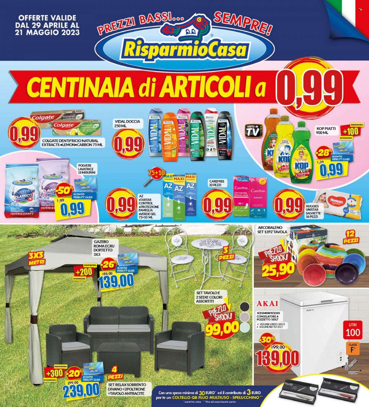 Volantino Risparmio Casa - 29/4/2023 - 21/5/2023. Pagina 1