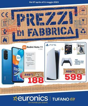 Volantino Euronics - 27/4/2023 - 11/5/2023.
