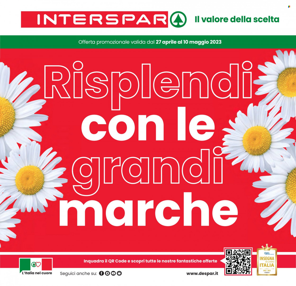 Volantino Interspar - 27/4/2023 - 10/5/2023. Pagina 1