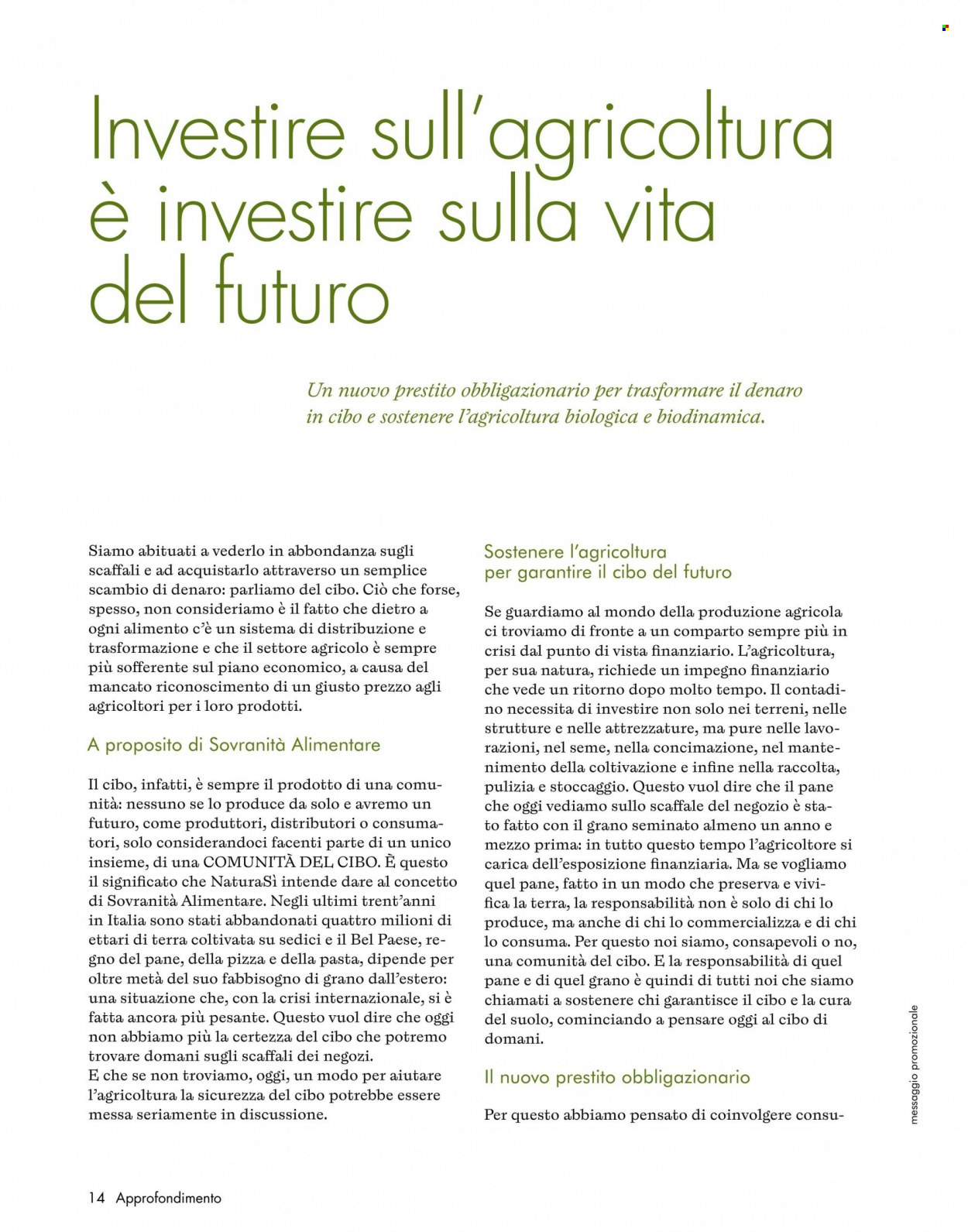 thumbnail - Volantino Natura Sì - 1/5/2023 - 30/6/2023 - Prodotti in offerta - formaggio, Bel Paese, pizza. Pagina 14.