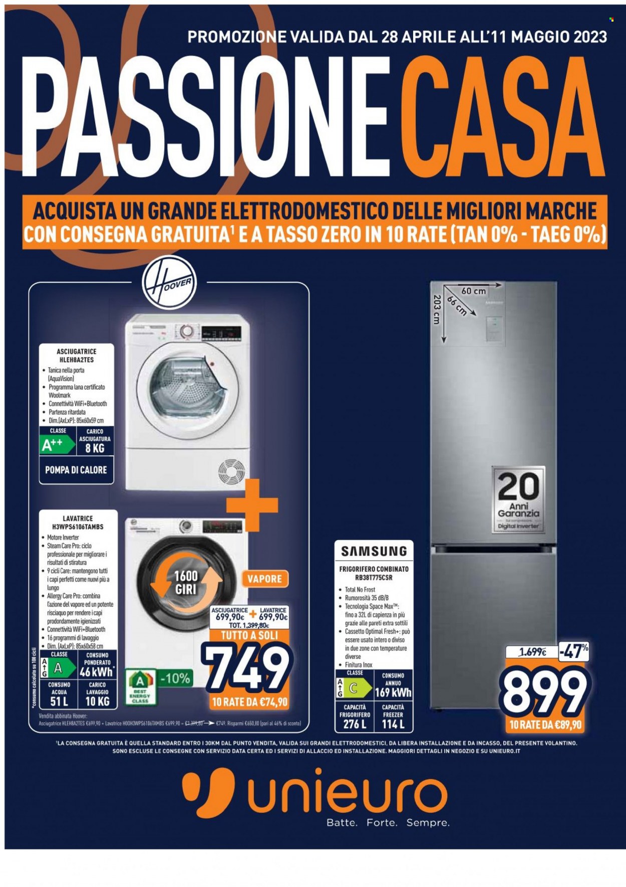 Volantino Unieuro - 28/4/2023 - 11/5/2023. Pagina 1