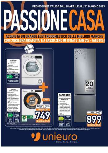 Volantino Unieuro - 28/4/2023 - 11/5/2023.