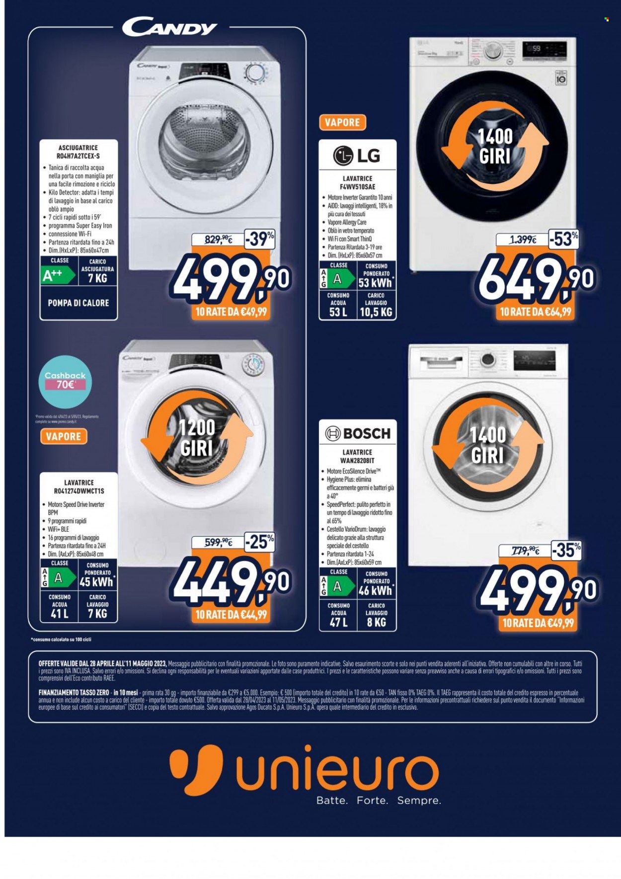 Volantino Unieuro - 28/4/2023 - 11/5/2023. Pagina 32