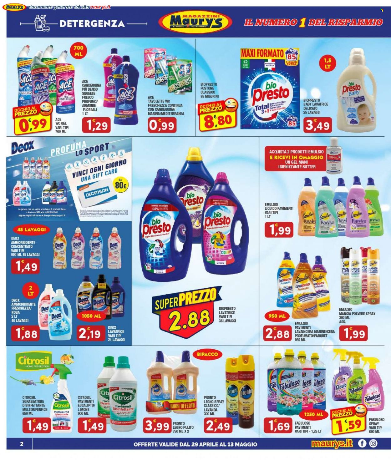 Volantino Maury's - 29/4/2023 - 13/5/2023. Pagina 2