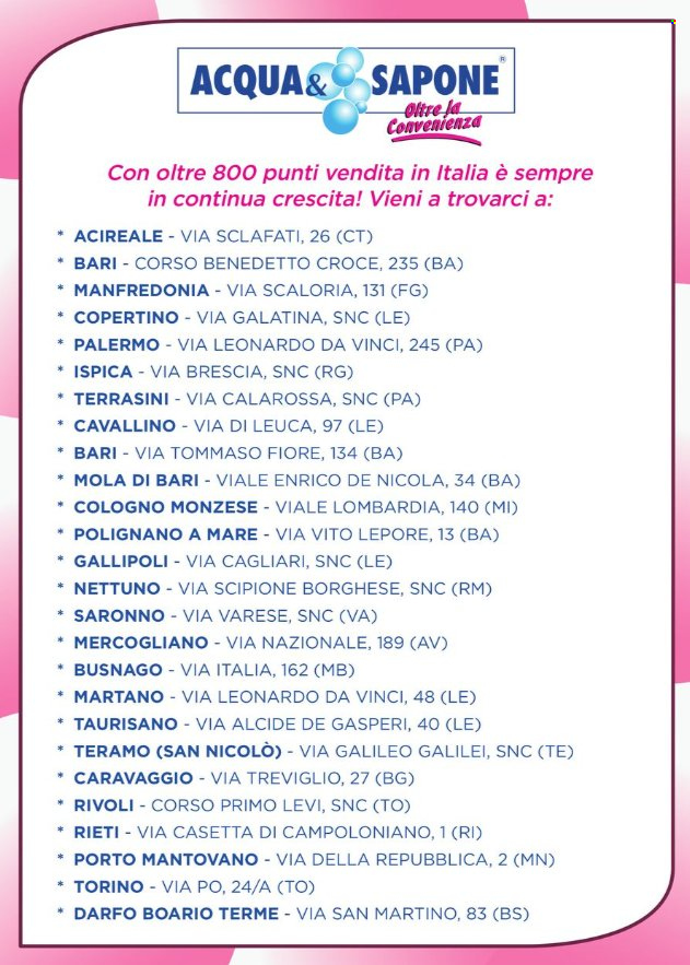 Volantino Acqua & Sapone - 30/4/2023 - 20/5/2023. Pagina 14