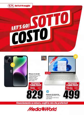 Volantino MediaWorld - 5/5/2023 - 14/5/2023.