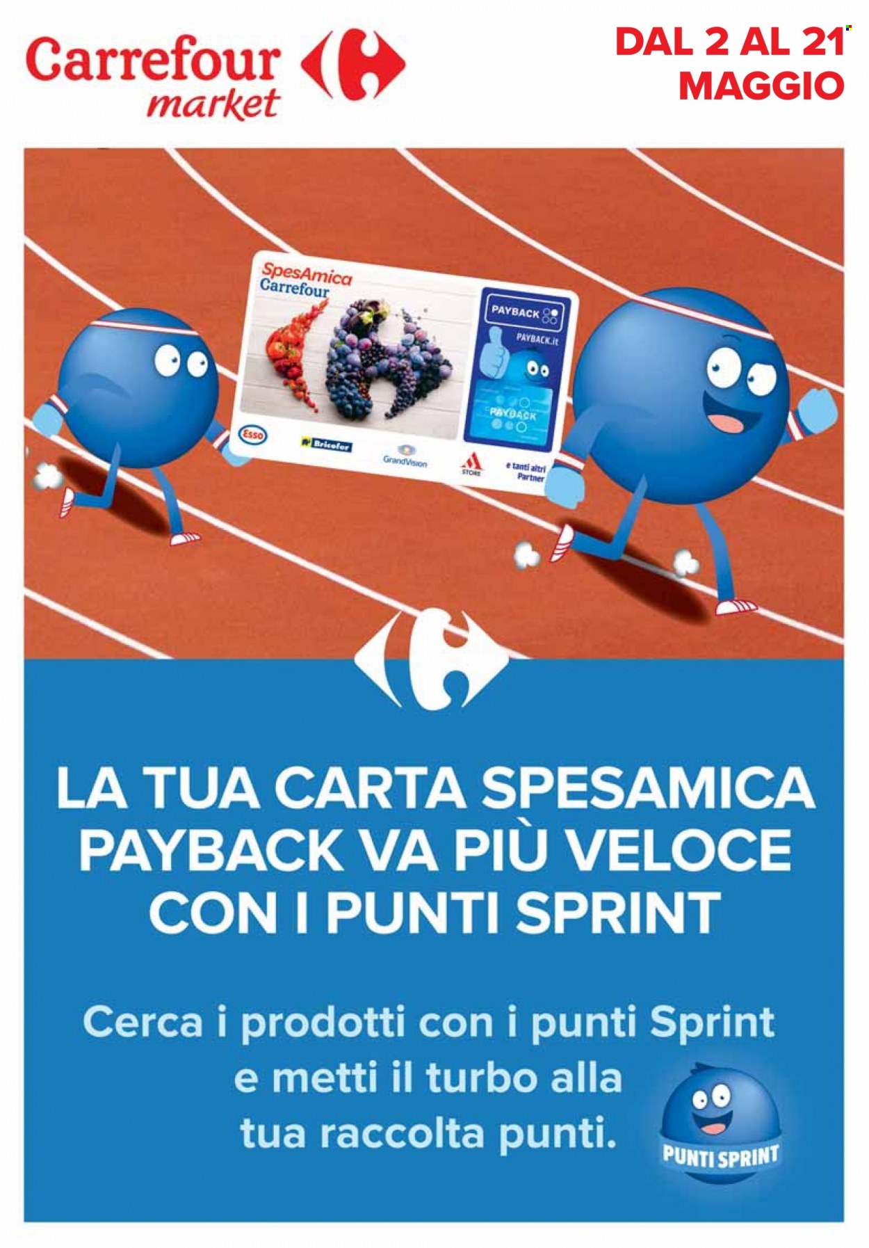 Volantino Carrefour - 2/5/2023 - 21/5/2023. Pagina 1