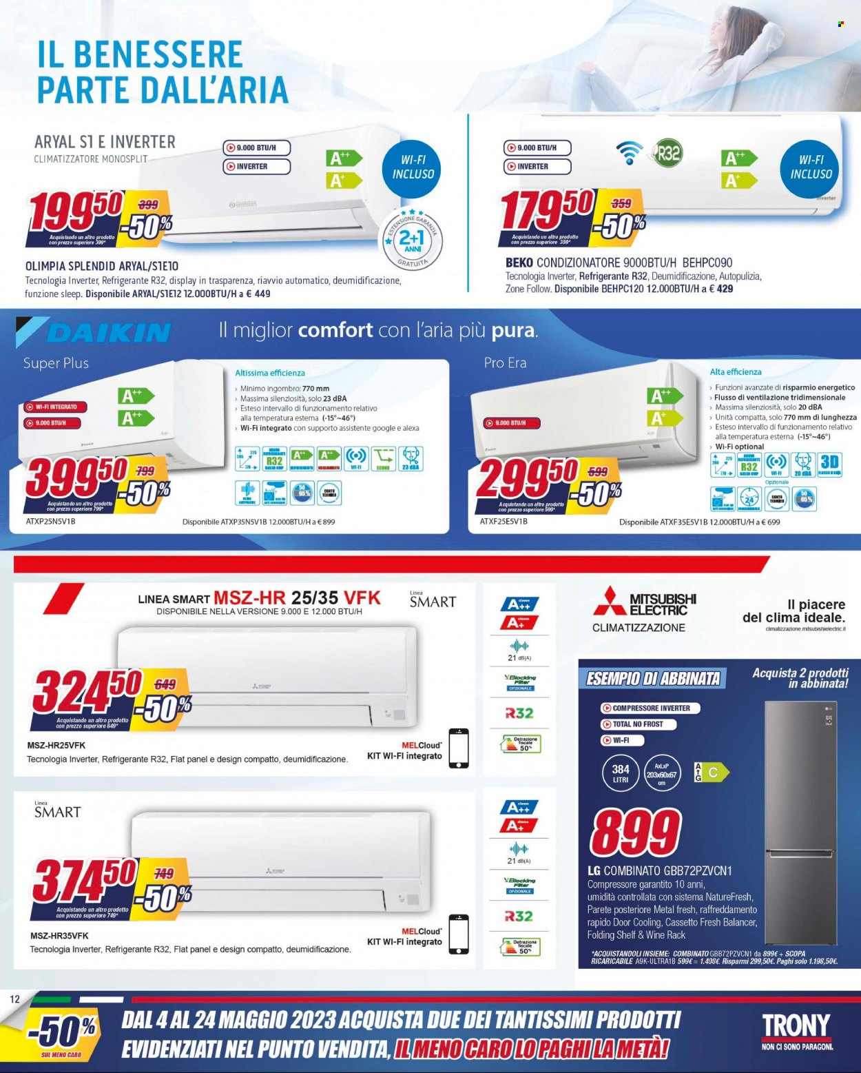 Volantino Trony - 4/5/2023 - 24/5/2023. Pagina 12