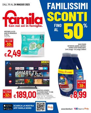 Volantino Famila - 11/5/2023 - 24/5/2023.